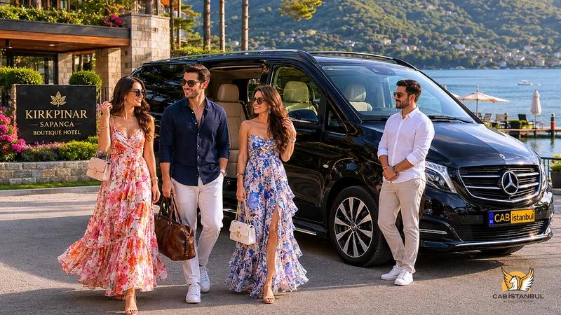 Luxury Mercedes V-Class during Sapanca Private Tour