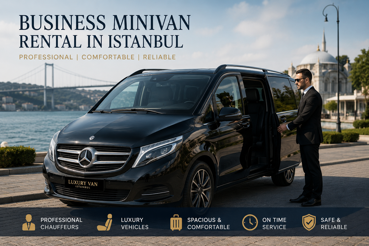 your Exclusive Business Minivan Rental in Istanbul | private Luxury Van