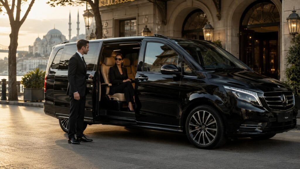 Luxury Van Istanbul premium chauffeur service with Mercedes V-Class